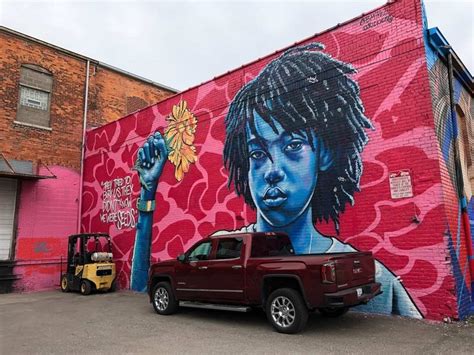 Wondering what to do in Detroit? Don't miss the Eastern Market murals, the highest concentration ...