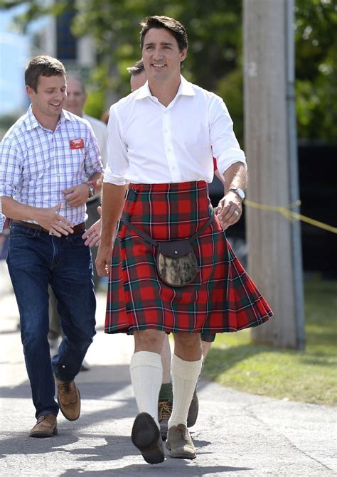 manculture: “Justin Trudeau ” Is there anything underneath that? | Kilt ...