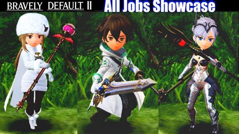 Bravely Default 2 - All Jobs & Classes Showcase (All Characters) - YouTube