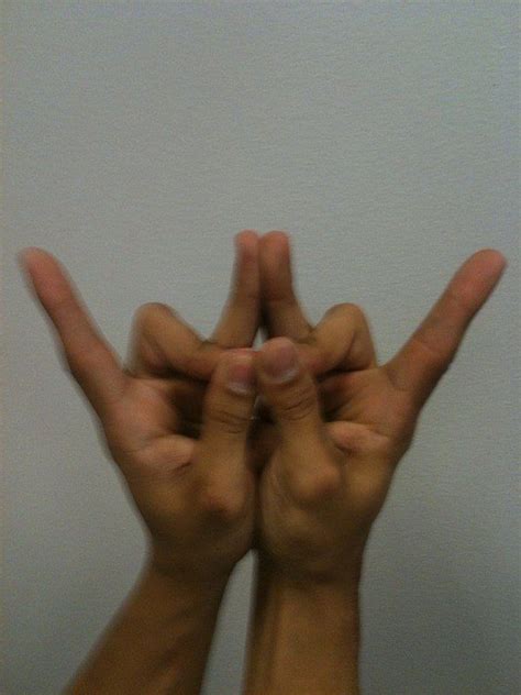 Gangster Hand Symbol