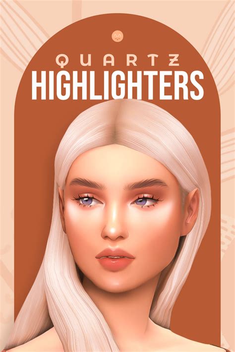 Quartz Highlighters | TwistedCat | The sims 4 skin, Sims, Makeup cc