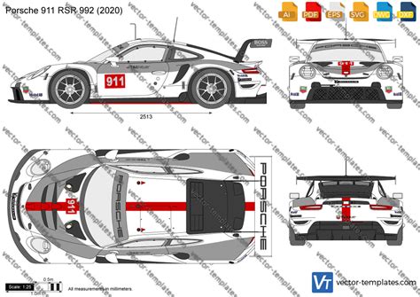 Templates - Cars - Porsche - Porsche 911 RSR 992