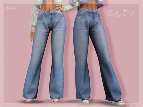 The Sims Resource - Jeans - BT402 | Sims 4 dresses, Sims 4 mods clothes, Sims 4