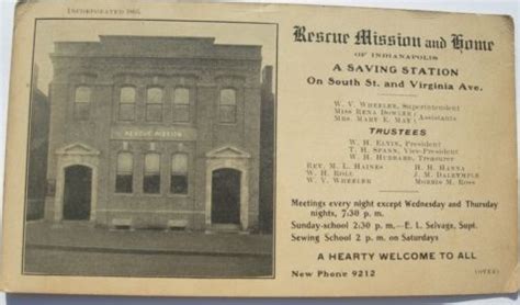 Sunday Adverts: (Wheeler) Rescue Mission and Home | Historic ...