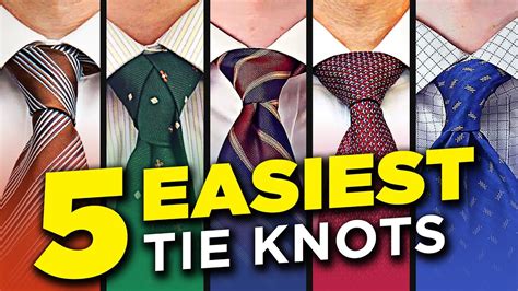 5 EASY & QUICK Tie Knots for Every Occasion - YouTube