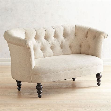 Flax Beige Loveseat | Love seat, Beige loveseat, Furniture