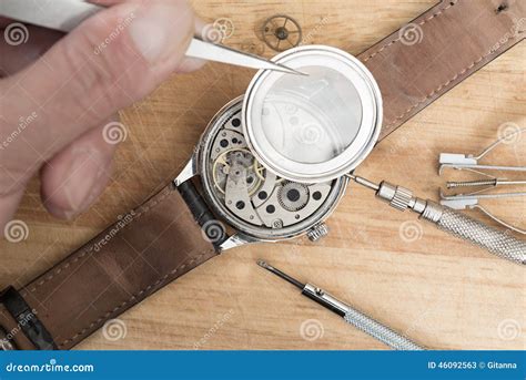 Repair of watches stock image. Image of accuracy, technology - 46092563