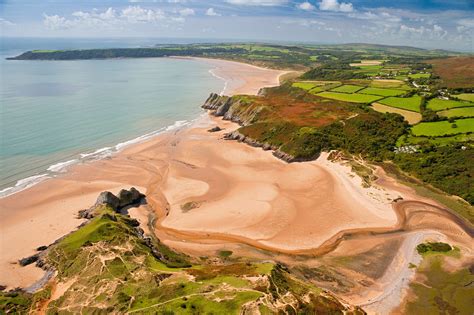 Image result for three cliffs bay | Gower peninsula, Aerial view ...