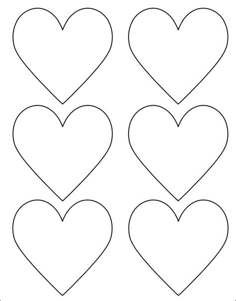 Heart Templates - Download Free Documents in PDF , Word , PSD | Heart shapes template, Printable ...