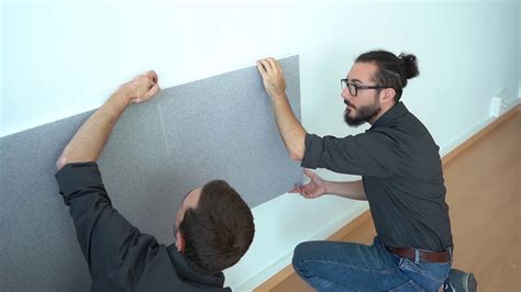 Ecler ACOUSTICS - How to install LEA acoustic wall panels - YouTube