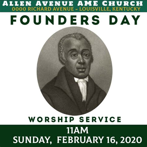 AME Church Founders Day Service Template | PosterMyWall