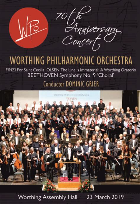 Worthing Philharmonic Orchestra - Worthing Assembly Hall - 23/03/2019 ...