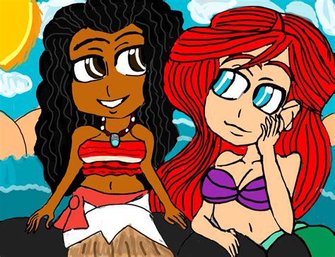 Moana X Ariel How Far Is A Part Of Your World by InfiniteMultiNerd on Newgrounds
