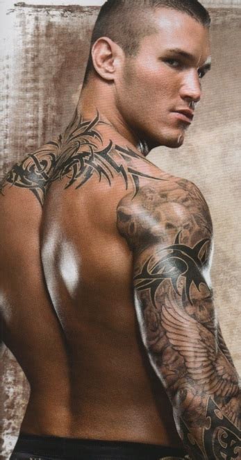 Randy Orton Tattoos Design Pictures Back, Skull Sleeve, Right Arm - Chicksinfo.com