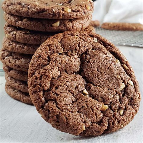 Crispy Nutella Brownie Cookies