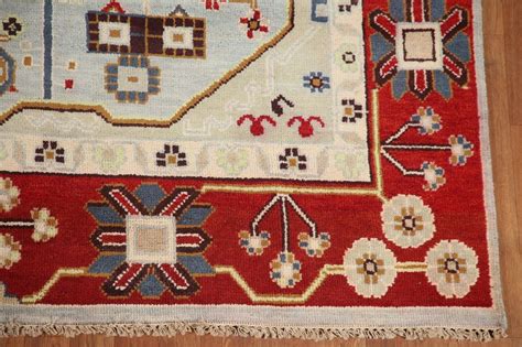 Traditional Geometric Heriz Serapi Area Rug 8x10 Handmade Wool Indian Carpet | eBay
