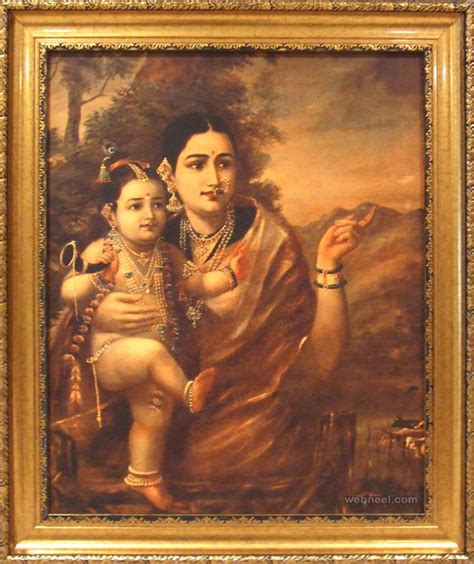 Yashoda Krishna Ravi Varma Paintings 5 - Preview