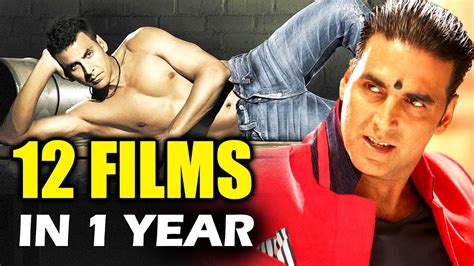 Akshay Kumar's RECORD - 12 Super-Hit Films In 1 Year - YouTube