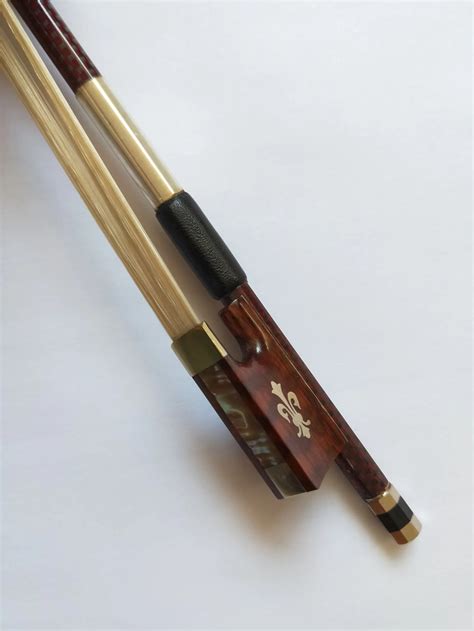 1 Pc Carbon Fiber Violin Bow Full Size Snake Wood Frog With Carved ...