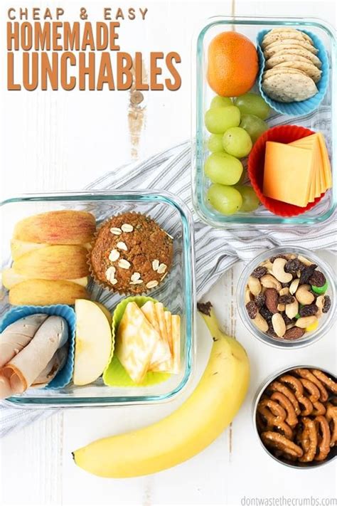 Recipe: Healthy Homemade Lunchables | Don't Waste the Crumbs in 2021 ...