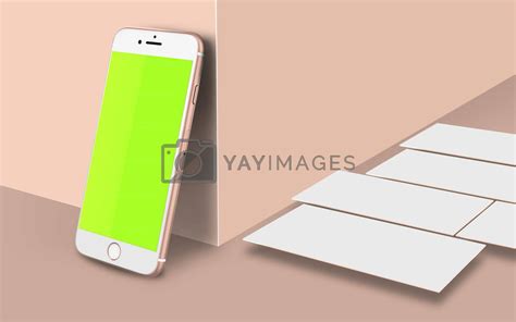 Rose Gold Phone Mockup Stage by Sinlatown Vectors & Illustrations Free download - Yayimages