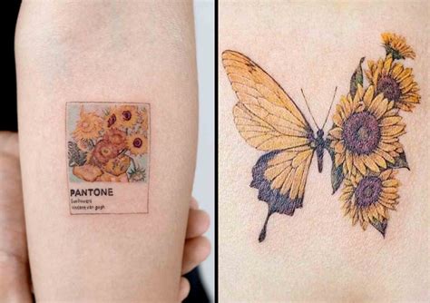 Sunflower Tattoo Meaning & Creative Inspirations - FashionActivation