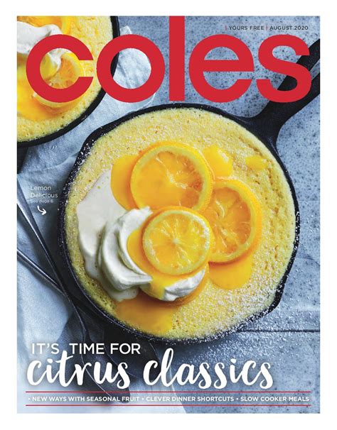 Coles Magazine August 2020 Family Dinner, Family Meals, Australian Food ...