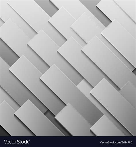 Abstract grey paper rectangle shapes background Vector Image