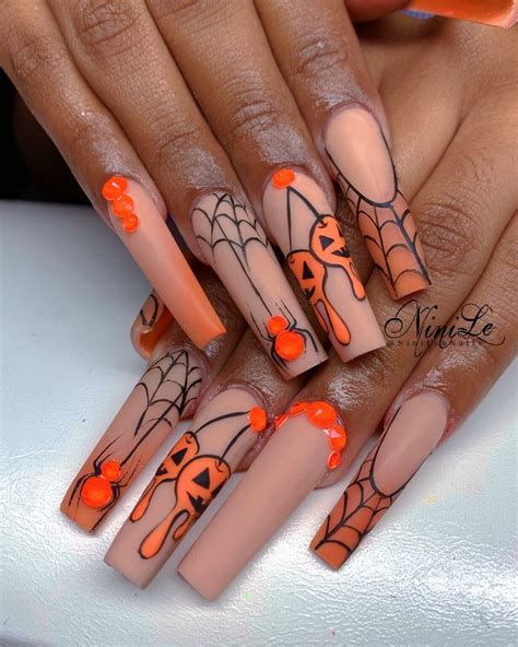 30+ Orange Fall Nails: The Perfect Seasonal Manicure Update - Nail ...