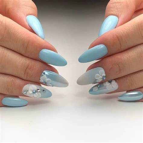 50 Stunning Matte Blue Nails Acrylic Design For Short Nail - Fashionsum ...