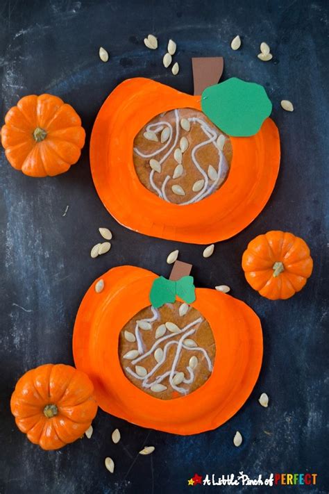 Learning about What's Inside a Pumpkin Paper Plate Kids Craft - A ...