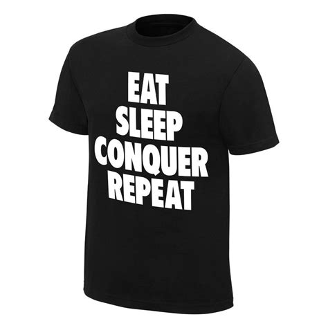 Brock Lesnar Eat Sleep Conquer Repeat Mens Black T-shirt - http://bestsellerlist.co.uk/brock ...