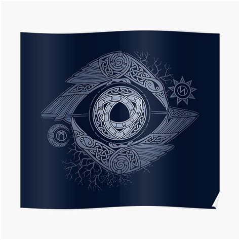 "ODIN'S EYE" Poster by RAIDHO | Redbubble