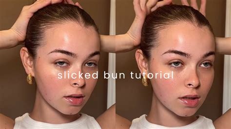 Slicked Bun Tutorial (Sofia Richie Method) - YouTube