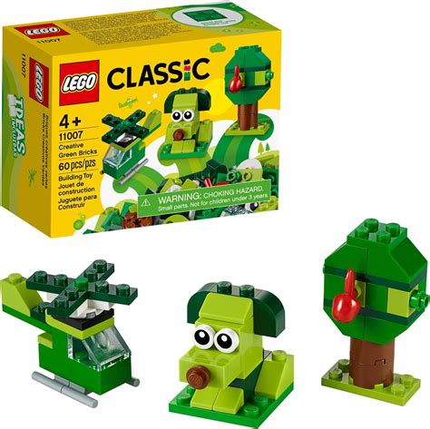 Amazon.com: LEGO Classic Creative Green Bricks 11007 Starter Set Building Kit with Bricks and ...