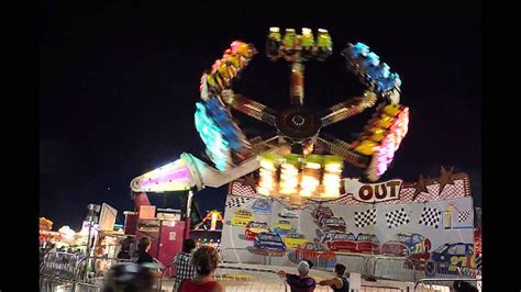 Colorado State Fair carnival after dark - YouTube