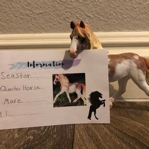 Schleich, Breyer, Ear Bonnet for Model Horses: TEMPLATE PDF - Etsy