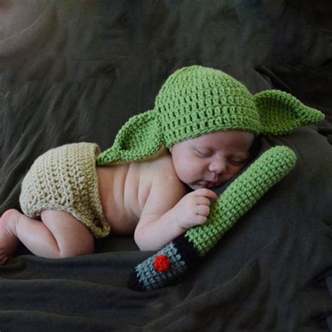 Newborn Baby Yoda costume yoda photo prop Baby boys Crochet | Etsy | Baby outfits newborn, Baby ...