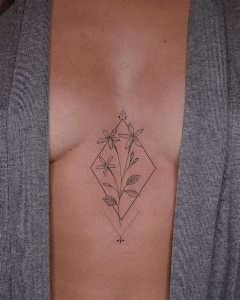 Discover 81+ minimalist sternum tattoo latest - in.cdgdbentre