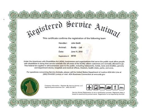 Emotional Support Dog Certificate Template – williamson-ga.us