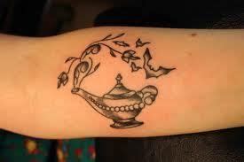 i want this one! | Lamp tattoo, Tattoos, Genie lamp tattoo