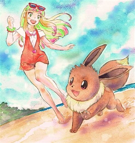 Risa and Eevee (Movie 21 Ending) by WillDinoMaster55 on DeviantArt