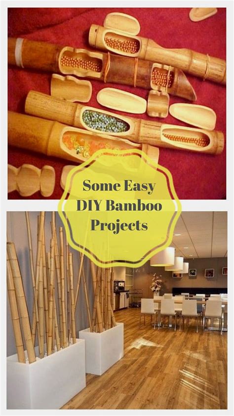 Easy DIY Bamboo Design Ideas | Easy diy, Bamboo design, Bamboo crafts