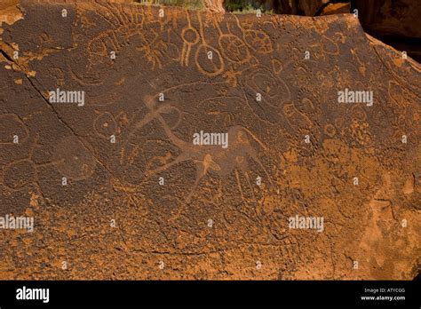 Ancient bushman rock art antelope Damaraland Namibia Stock Photo - Alamy