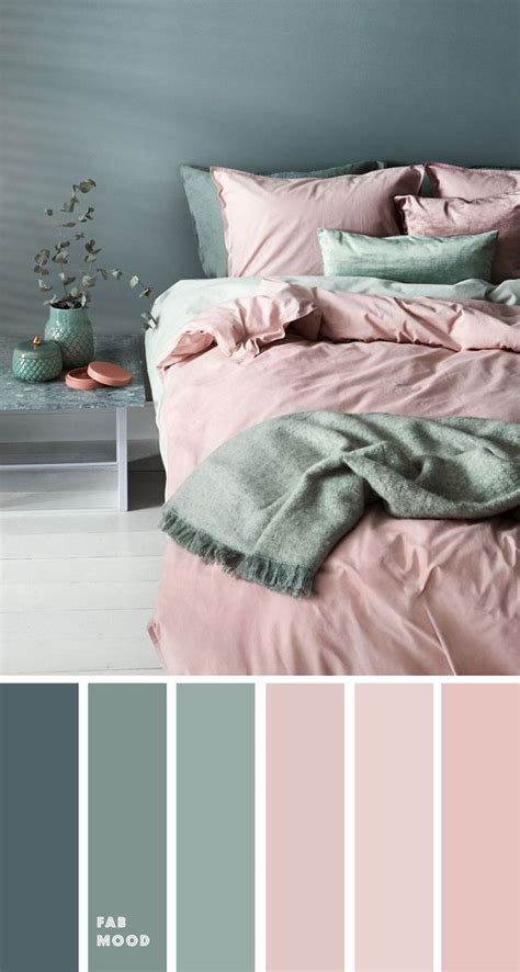 Green Sage and Mauve Pink Bedroom Color Palette | Beautiful bedroom colors, Bedroom colour ...