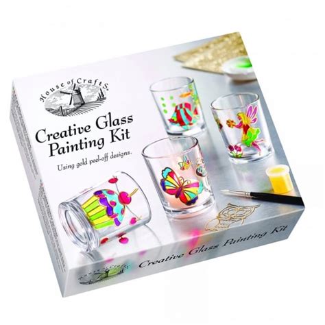 Creative Glass Painting Kit - Craft & Hobbies from Crafty Arts UK