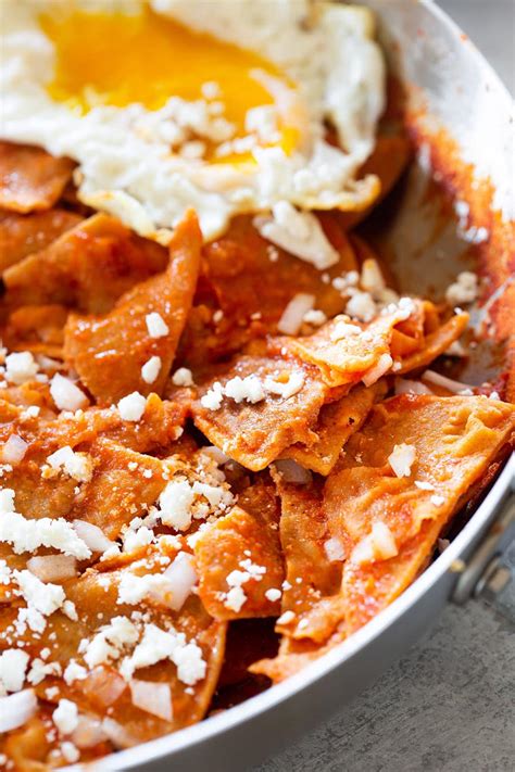 Authentic Mexican Chilaquiles Rojos Recipe - Maricruz Avalos Kitchen Blog