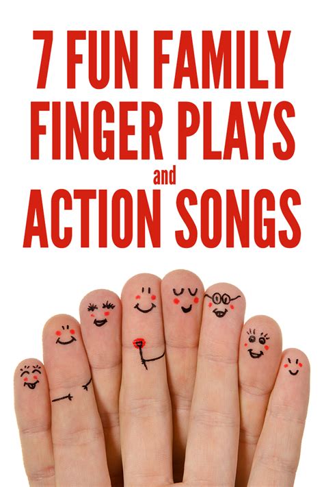 7 Family Themed Finger Plays and Action Songs - No Time For Flash Cards