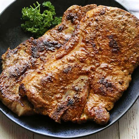 1 Inch Thick Boneless Beef Chops In Air Fryer - Real Barta