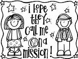 Melonheadz LDS Illustrating I Hope They Call Me On A mission coloring page sketch template
